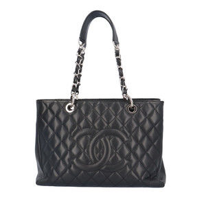 Chanel GST Cocomark Caviar Bag Black